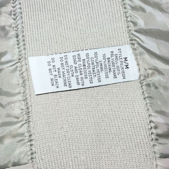 Cavalini Women's Open Front Draped Collar Beige Jacket Medium - Picture 6 of 9